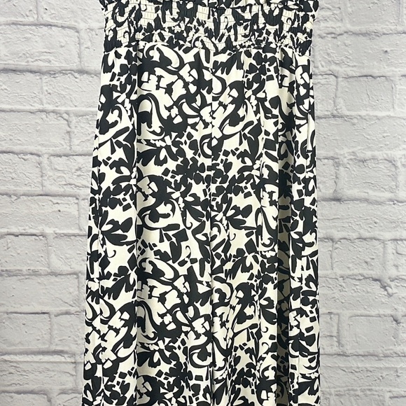 I.STATE Black Ivory Patterned Jumpsuit, Dressy Wide Leg - Picture 7 of 9